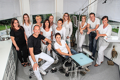 Team der Zahnarztpraxis Dr. Markus Böhm